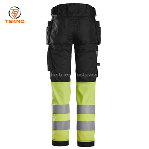 กางเกงขายาวใส่ทำงานทุกเพศกางเกงเซฟตี้หลายกระเป๋าสำหรับผู้ชายกางเกงใส่ทำงานขายดี2025บริการ OEM - Product Image 4