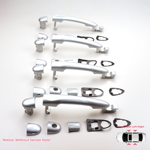 BDP1169-1 4 Piezas Manija de Puerta Exterior Color Cromo 806B02596R Para Fluence Megane 3 Clio 4 Scenic 3 Captur 1 - Product Image 1