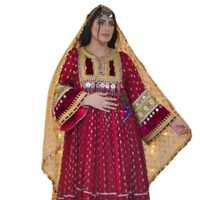 Ensembles pour femmes de qualité supérieure, ethniques tribaux Banjara, vintage, afghans/pakistanais, Kuchi, pour fêtes, broderie traditionnelle, dentelle à paillettes, pompons