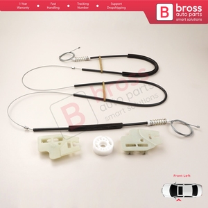 Kit de réparation de lève-vitre BWR282 pour porte avant gauche de la Série 3 E46 1998-2001 4/5 portes pré-lifting 51337020659 - Product Image 5