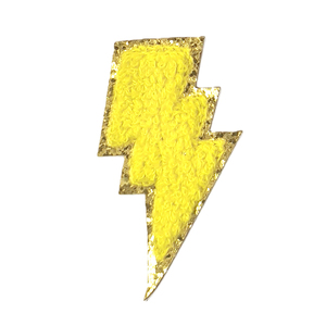 Parche de Tela Chenille Bordado a Mano con Rayo Colorido para Accesorios de Ropa y Sombreros - Product Image 6