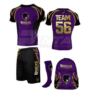 Conjuntos de compresión resistentes personalizados con cintura elástica de secado rápido y logotipo para primavera - Product Image 1