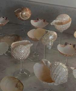 CÁMARAS DE CONCHA PREMIUM-COPAS DE VINO DE CONCHA ARTESANAL PARA VENTA AL POR MAYOR Y AL POR MENOR - Product Image 2