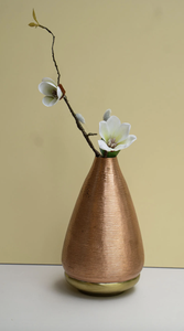 Jarrón de Metal dorado moderno personalizable hecho a mano de latón de alta calidad para el hogar, boda, evento, fiesta, decoración - Product Image 2