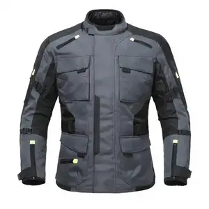 Touring Motorcycle Jackets Outdoor Riding Jackets Motorbike Cordura Jacket Breathable Motorbike Armoured Waterproof for Men