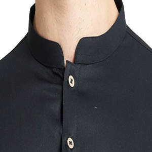 Thobe pour hommes de style koweïtien moderne 2026, vente en gros, coton islamique modeste de haute qualité pour fabricants de thobes pour adultes - Product Image 3