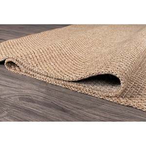 DH001 Tapis de chaise de texture de tapis tissé en peluches brunes sans poussière pour chaises - Product Image 2