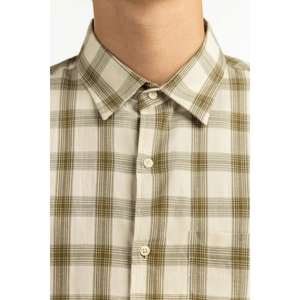 Camisas Casuales para Hombre, 100% Algodón, Cierre Cruzado, Tela Popelina Satinada, Corte Regular, Antiarrugas, Modelo ODM MN-CS-SS25-197 - Product Image 1