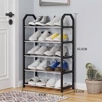 Meilleure vente 2026 : Organisateur de rangement pour chaussures à 4 ou 5 niveaux pour la maison, le dortoir et l'entrée