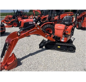 Mini-excavatrice Kubota KX008 fiable, 1 tonne, micro-excavatrice, petite machinerie d'excavation avec attache rapide et brise-roche - Product Image 6