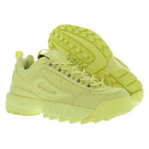 Zapatillas Deportivas Fila Disruptor II Premium para Mujer, Color Amarillo Tierno con Plantilla de PU |   100% Auténtico - Product Image 3