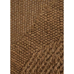 พรมทอสีแดงและสีส้มแบบเรียบจาก Nomadic Threads ทำจากปอกระเจาและป่าน สำหรับตกแต่งบ้าน รุ่น PDJT-805 - Product Image 3