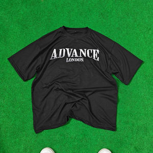 เสื้อยืดวินเทจโอเวอร์ไซส์ฮิปฮอปสตรีทแวร์พิมพ์ลาย DTG ทำจากผ้าโพลีเอสเตอร์/ ผ้าฝ้ายเนื้อละเอียด - Product Image 2