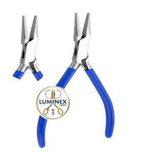 Pince à bec plat en acier inoxydable de qualité industrielle LUMINEX IMPEX pour la fabrication de bijoux, bricolage, rouge - Product Image 3