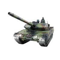 2026 HengLong Amélioré 3889-1 Pro 1:16 Char militaire RC allemand Leopard 2A6 avec tir de billes BB et télécommande infrarouge I/R