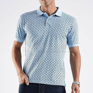 Polo esencial para hombre con diseño de cuello y botón que absorbe la humedad, ligero y amigable para todos los días - Product Image 4