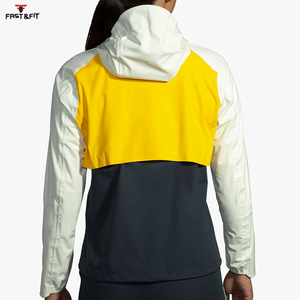 Chaqueta cortavientos transpirable impermeable de punto con estampado personalizado de gran tamaño para mujer, novedad de 2025 - Product Image 3