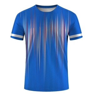 Camiseta de cuello redondo para hombre, máquina de impresión por sublimación de poliéster personalizada 170 Gsm, colección de camisetas para hombre - Product Image 1