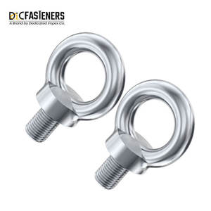 Boulons à oeil forgés de haute qualité M10 et 1/4 "de diamètre, finition unie - Product Image 6