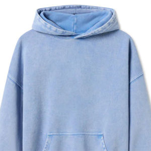 Pull à capuche uni personnalisable 100% coton pour l'hiver-pour les promotions de marque Confort quotidien OEM disponible - Product Image 5