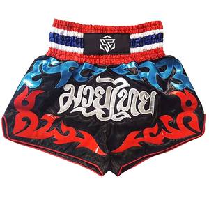 กางเกงชกมวย MMA แบบแห้งเร็ว สำหรับคิกบ็อกซิ่ง มวยไทย ฝึกซ้อม  พร้อมบริการปักโลโก้แบบซับลิเมชั่นและ DTF - Product Image 2