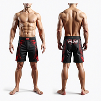 Shorts de combat MMA personnalisés en gros, sublimés, pour hommes, sans Gi, BJJ, grappling, kimono, léger, taille élastique, respirant, séchage rapide