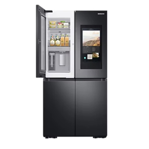 Ведущий оптовый продавец 4-дверного гибкого холодильника 29 cu ft с семейной ступицей и видением внутри из нержавеющей стали