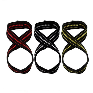 Misha Sports Figura de algodón personalizada de 8 correas de levantamiento de pesas-Diseño antideslizante portátil sin estiramiento de alta calidad - Product Image 5