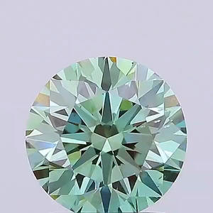 เพชรเลี้ยงในห้องปฏิบัติการ ทรงบริลเลียนท์ 1.91 กะรัต สีเขียวแฟนซีสดใส ความสะอาด VVS2 ได้รับการรับรองจาก IGI สำหรับแหวนหมั้น - Product Image 5