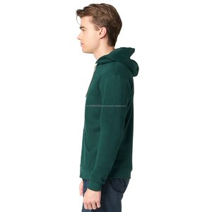 Sudadera con Capucha de Felpa 100% Algodón Premium para Hombre, Diseño Térmico con Cierre, Colección de Invierno, Bolsillo, Patrón Liso, Diferentes Colores Lisos - Product Image 5