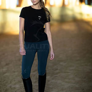 Nueva llegada camisa Ecuestre para mujeres que absorbe la humedad y protección UV para camisas de equitación - Product Image 5