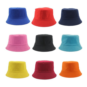 Logotipo personalizado Reversible cubo playa gorra de sol niños mujeres hombres pescador sombrero liso a granel estampado bordado algodón cubo sombrero - Product Image 2