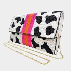 Nouveau dernier design 2022 sac de dîner pour dames de broderie de perles faites à la main de haute qualité - Product Image 4