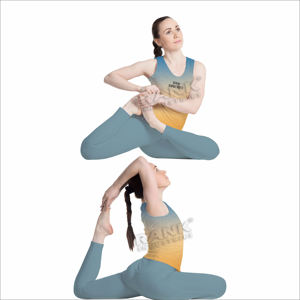 Ensemble de yoga pour femmes Vêtements de sport deux pièces à la mode sans couture avec soutien-gorge et leggings pour le Pilates, le yoga et l'entraînement - Product Image 5