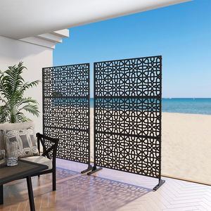 Panel <span class=keywords><strong>de</strong></span> partición <span class=keywords><strong>de</strong></span> pantalla <span class=keywords><strong>de</strong></span> jardín decorativo cortado con láser personalizado, pantalla <span class=keywords><strong>de</strong></span> jardín <span class=keywords><strong>de</strong></span> privacidad <span class=keywords><strong>de</strong></span> Metal <span class=keywords><strong>de</strong></span> acero inoxidable Corten oxidado - Product Image 2