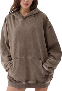 Sudadera con capucha de lana de gran tamaño para hombre, ropa informal lavada con ácido, sudadera de diseño minimalista, Sudadera con capucha, algodón pesado - Product Image 4