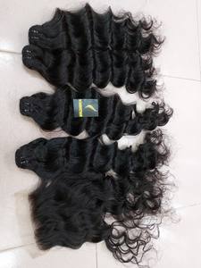 Meilleure Qualité Extensions De Cheveux Humains Vietnamiens Vierge Naturelle Ondulée Prix De Gros Faisceau De Tissage De La Source - Product Image 5