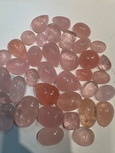 อัญมณีทรงวงรีทรงรีสีชมพูธรรมชาติทรงหลวมพร้อมใบรับรอง IGI ขนาด9มม. 10มม. 14มม. คริสตัลโอปอล - Product Image 5