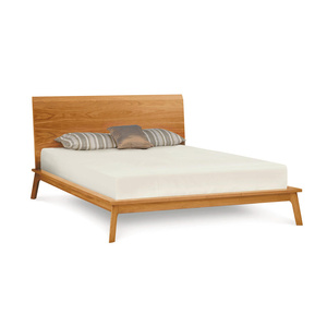 Modern Minimalist Durable <b>Bedroom</b> <b>Set</b> Natural Color Wooden Bedframe Made of Teak Mahogany Suar Wood for Hotels Villas-051209 - Product Image 4