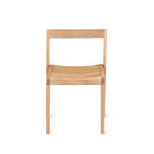 Silla de comedor barata hecha con estructura de madera maciza de teca con color natural y material de alta calidad para uso en interiores y exteriores - Product Image 2