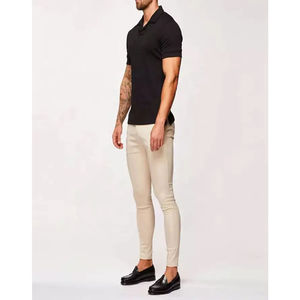 Nouveauté hommes 100% coton pour T-shirts polo imprimé personnalisé respirant séchage rapide prix de gros sport chemise à séchage rapide - Product Image 5