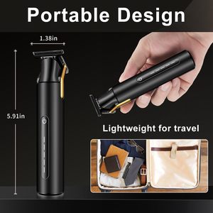 Tondeuse à barbe professionnelle sans fil à lame en T, tondeuse à cheveux de précision rechargeable avec fonction étanche (IPX7) - Product Image 6