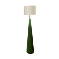 Umweltfreundliche Moderne Gelbe Dekorative Stehlampe für Innenräume LED-Lichtquelle Pappmaché-Eisenbasis G9 Dimmbar Augenschonend
