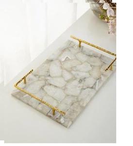 Bandeja de mármol para decoración del hogar de diseño único moderno con impresión personalizada de calidad increíble producto de buena calidad - Product Image 4