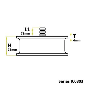 ปะเก็นยางกันกระแทกทรงกลม3-63522 IC0803การประยุกต์ใช้ในอุตสาหกรรมการตัดและแม่พิมพ์ - Product Image 2