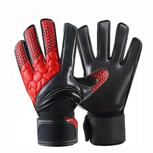 Gants de gardien de but de football en cuir respirant professionnels en gros, antidérapants, avec sangle de poignet réglable, gants d'entraînement - Product Image 6