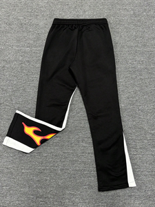 Pantalones Deportivos Personalizados con Parches Vintage para Hombre, Cintura Elástica, Estilo Urbano, Doble Cintura, Corte Recto - Product Image 2