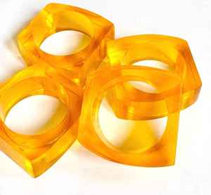 Ronds de serviette, ronds de serviette en rotin, ronds de serviette en osier, décor de table - Product Image 3