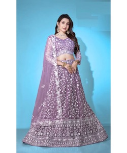 Prix de gros coton lourd feuille de soie impression Lehenga Choli beau vêtement ethnique Dupatta indien pakistanais tenue de réception - Product Image 6