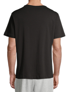 T-shirts de fitness à manches longues à rayures jaunes et noires personnalisables T-shirt en tricot à col rond sans marque avec impression 3D quantité minimale de commande bas - Product Image 3